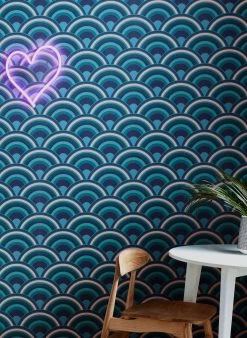 Tapete Retro Rainbow Blautöne 5 Tapete Retro Rainbow Blautöne -Berühmt Tapeten Geschäft Retro Rainbow B 431881 2880x1440