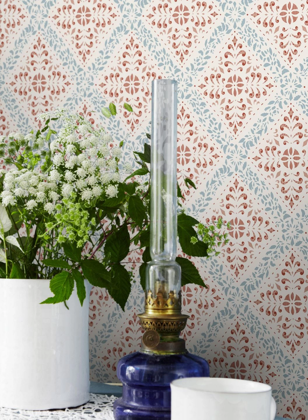 Tapete Rosalie Rubinrot 1 Tapete Rosalie Rubinrot