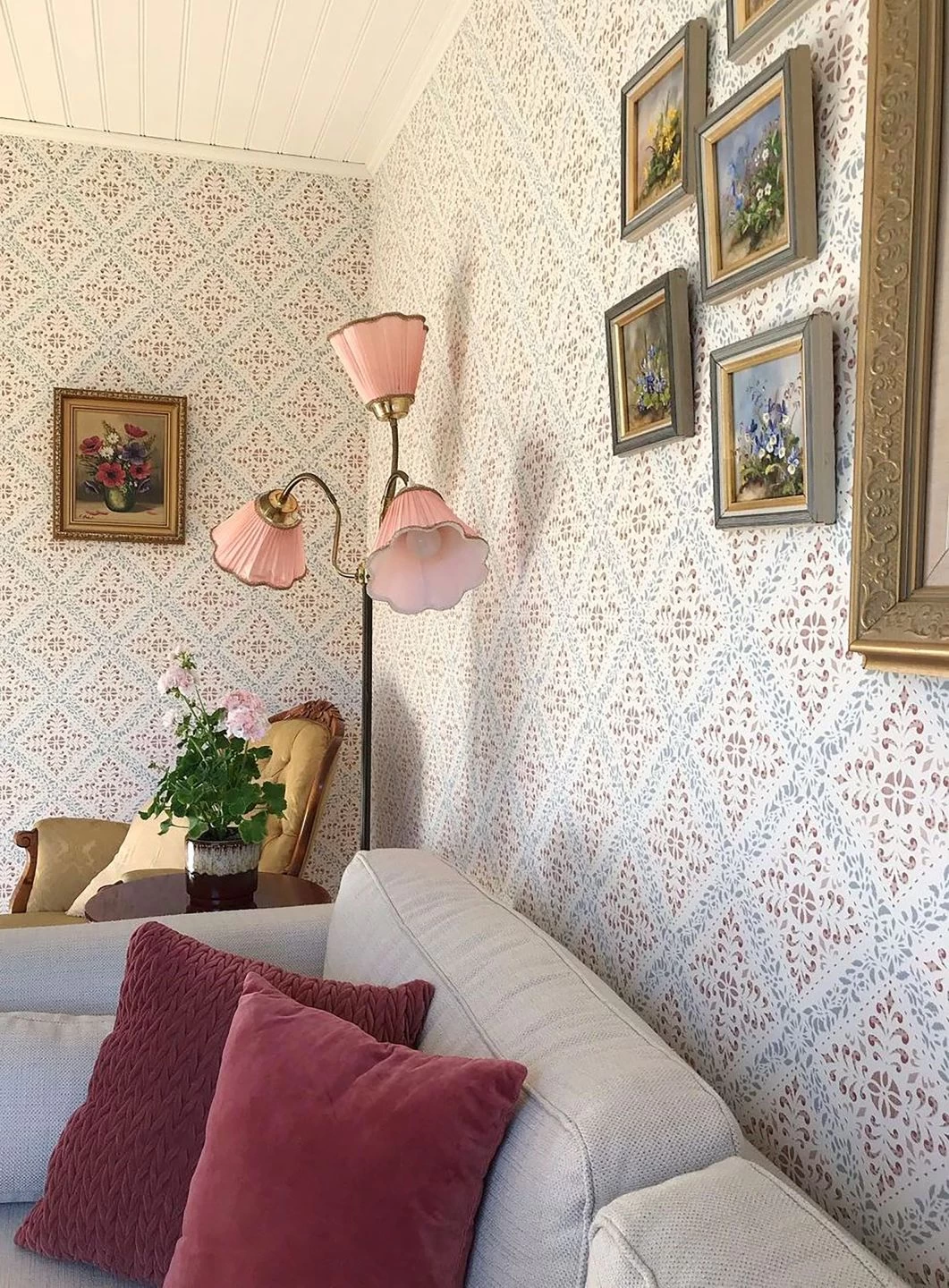 Tapete Rosalie Rubinrot 4 Tapete Rosalie Rubinrot – Bild 4