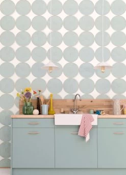 Tapete Rowan Minttürkis -Berühmt Tapeten Geschäft Rowan B 864571 2880x1440