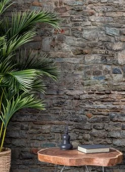 Wandbild Rustic Stones Anthrazitgrau