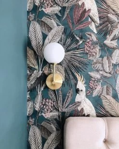 Tapete Sahra Blaugrün -Berühmt Tapeten Geschäft Sahra P 451473 2880x1440