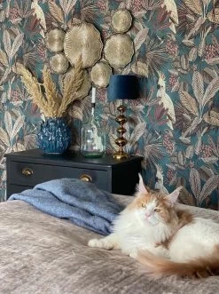 Tapete Sahra Blaugrün -Berühmt Tapeten Geschäft Sahra Y 451473 2880x1440