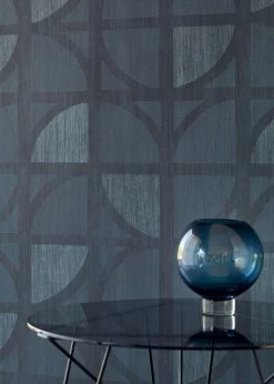 Tapete Salima Graublau