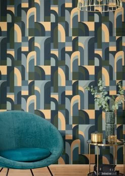 Tapete Seizo Blaugrau -Berühmt Tapeten Geschäft Seizo B 864371 2880x1440