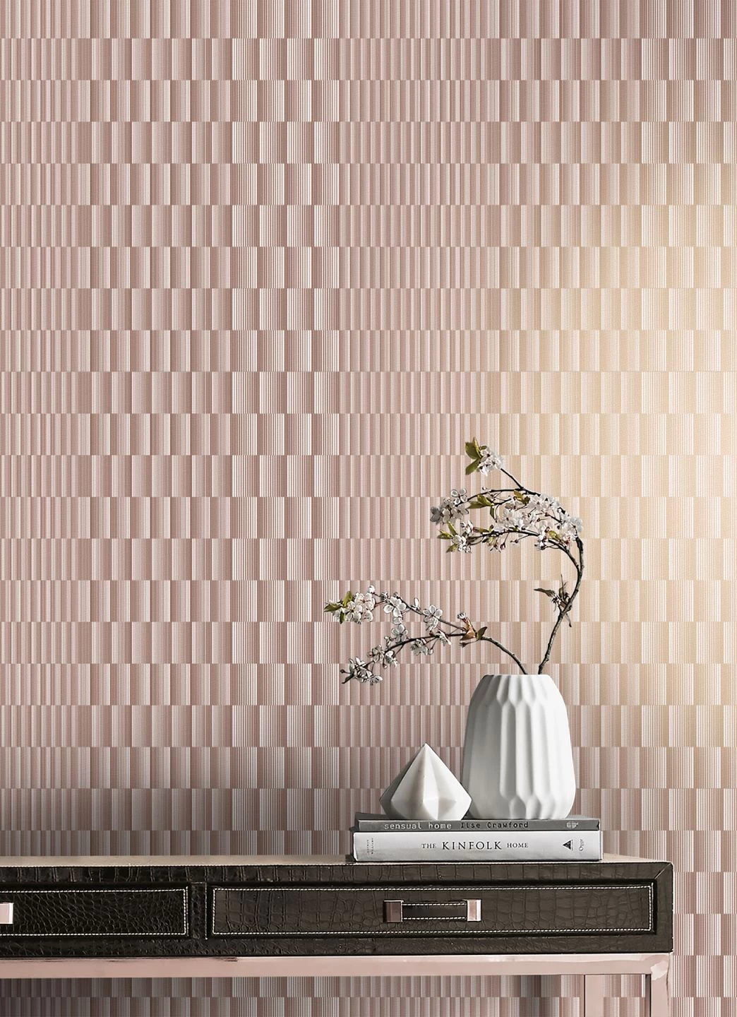 Tapete Serika Rosé Gold Schimmer 4 Tapete Serika Rosé Gold Schimmer – Bild 4