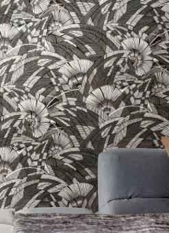 Tapete Siskara Dunkelgrau