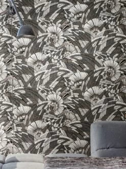 Tapete Siskara Dunkelgrau -Berühmt Tapeten Geschäft Siskara B 625694 2880x1440