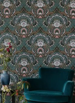 Tapete Sofia Ozeanblau