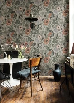 Tapete Soria Hellmoosgrau -Berühmt Tapeten Geschäft Soria C 485003 2880x1440