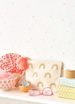 Tapete Stardust Cremeweiss