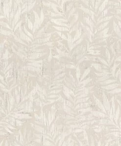Tapete Barbara Home Collection Floral Ranken Grau-Beige