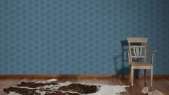 Vliestapete Waben-Optik Lutèce Blau 32659-5