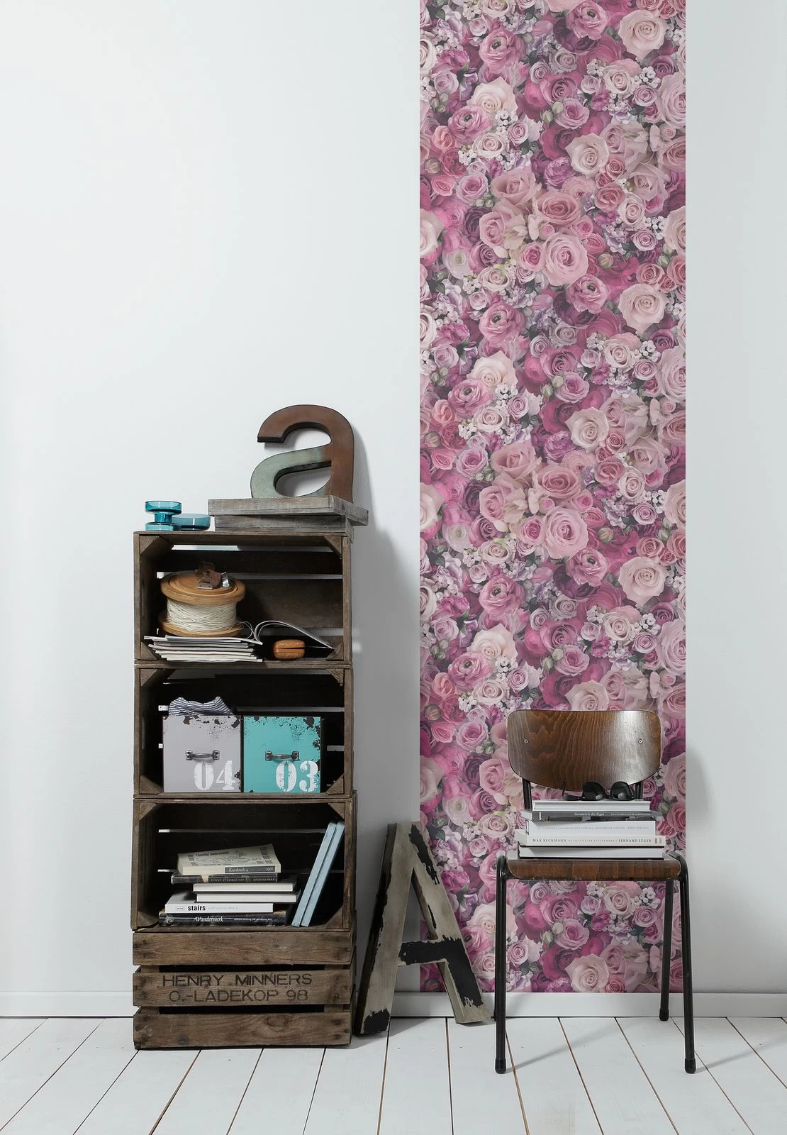 Tapete Selbstklebend Rosa Floral Rosen Blüten 368381 4 Tapete Selbstklebend Rosa Floral Rosen Blüten 368381 – Bild 4