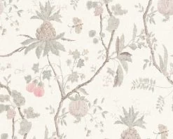 Tapete Vlies Baum Barock Cremegrau Braun 36719-1