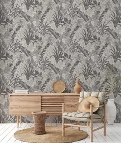 Tapete Vlies Blätter Floral Grau Weiß 37860-4 10 Tapete Vlies Blätter Floral Grau Weiß 37860-4 -Berühmt Tapeten Geschäft Tapete Vlies Blaetter Floral grau weiss 37860 4 63206691 5