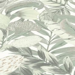 Tapete Vlies ELLE Blumen Floral Grün Weiß 10202-07 -Berühmt Tapeten Geschäft Tapete Vlies ELLE Blumen Floral gruen weiss 10202 07 63210327 2