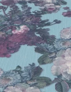 Tapete Vlies Elle Floral Rosen Blau Glitzer 10153-18 -Berühmt Tapeten Geschäft Tapete Vlies Elle Floral Rosen blau Glitzer 10153 18 63207006 3