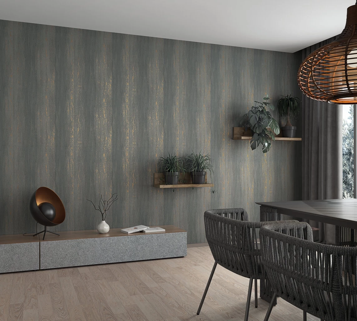 Tapete Vlies Glitzer Struktur Anthrazit Novamur 82230 4 Tapete Vlies Glitzer Struktur Anthrazit Novamur 82230 – Bild 4