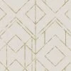 Tapete Vlies Grafik-Muster Beige Gold Metallic 37869-3