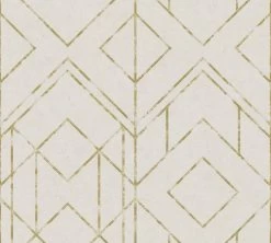 Tapete Vlies Grafik-Muster Beige Gold Metallic 37869-3