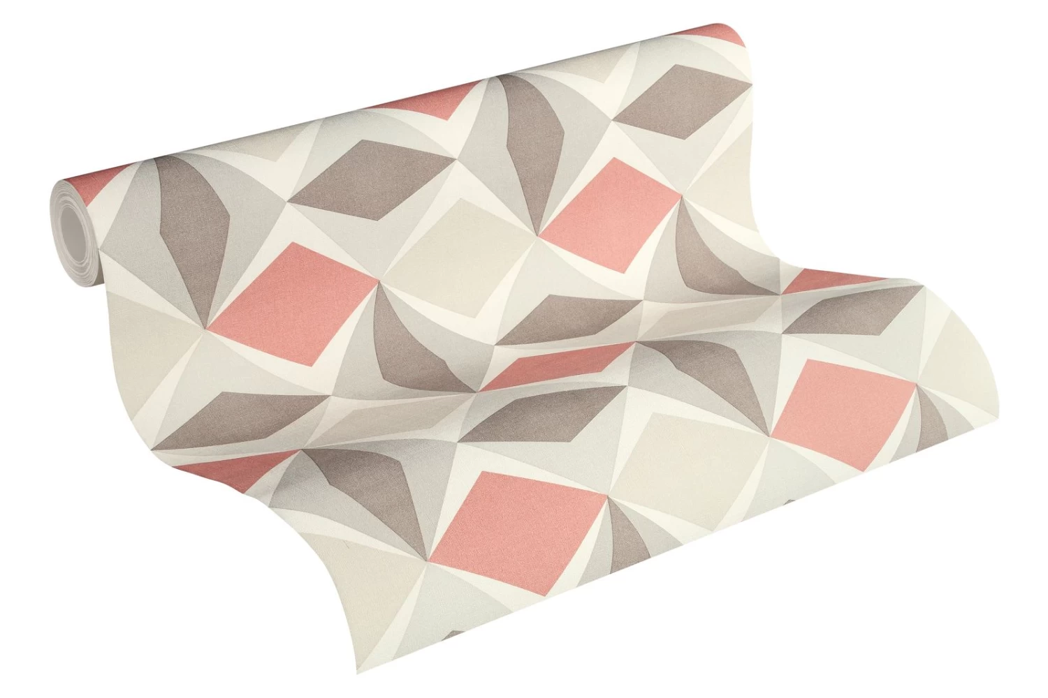 A.S. Creation Tapete Vlies Karo-Muster Grafik Rot Grau 95766-6 2 A.S. Creation Tapete Vlies Karo-Muster Grafik Rot Grau 95766-6 – Bild 2