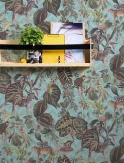 A.S. Creation Tapete Vlies Michalsky Pflanzen Blau Grün 37990-4 -Berühmt Tapeten Geschäft Tapete Vlies Michalsky Pflanzen blau gruen 37990 4 63208907 2