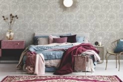 A.S. Creation Tapete Vlies Ornament Blumen Grau Metallic 37470-2 9 A.S. Creation Tapete Vlies Ornament Blumen Grau Metallic 37470-2 -Berühmt Tapeten Geschäft Tapete Vlies Ornament Blumen grau Metallic 37470 2 63204160 3