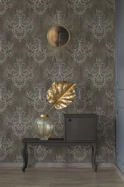 Tapete Vlies Ornamente Barock Braun Blau Weiss 38096-1 -Berühmt Tapeten Geschäft Tapete Vlies Ornamente Barock braun blau weiss 38096 1 63209837