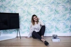 A.S. Creation Tapete Vlies Palmenblatt Grün Blau Designdschungel 34125-1 -Berühmt Tapeten Geschäft Tapete Vlies Palmenblatt gruen blau Designdschun 5