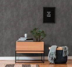 Tapete Vlies Putz-Optik Struktur Anthrazit Gold 38195-1 -Berühmt Tapeten Geschäft Tapete Vlies Putz Optik Struktur anthrazit gold 38195 1 63209695 1