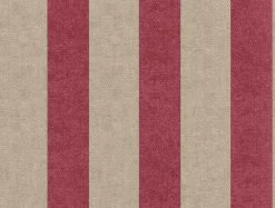 Tapete Vlies Rasch Gestreift Graubeige Rot 802740