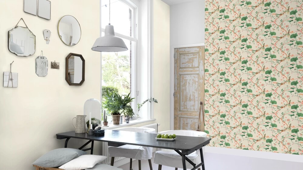 Tapete Vlies Rasch Uni Leinen Weiß 531404 4 Tapete Vlies Rasch Uni Leinen Weiß 531404 – Bild 4