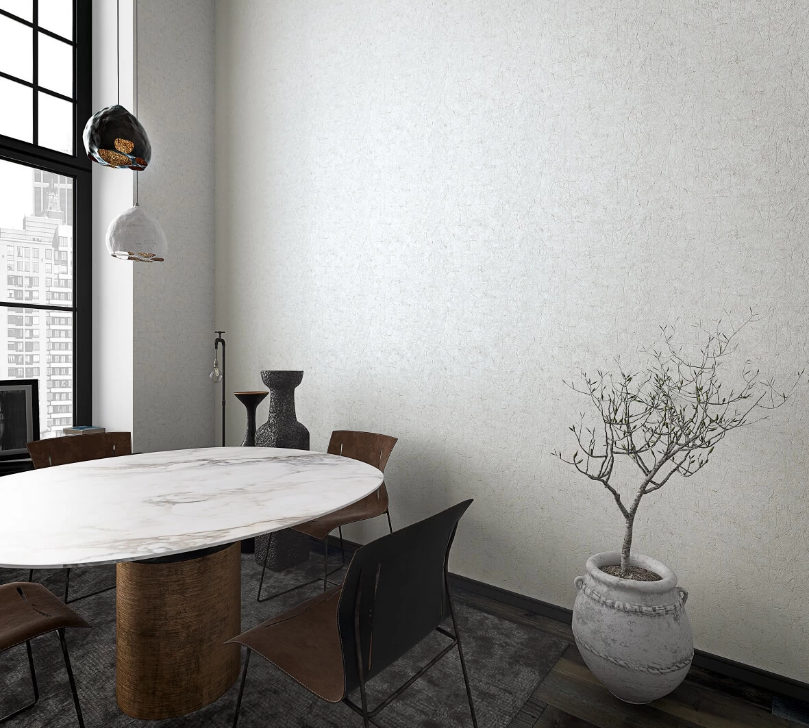 Tapete Vlies Risse Putz-Optik Weiß Gold 32801 4 Tapete Vlies Risse Putz-Optik Weiß Gold 32801 – Bild 4