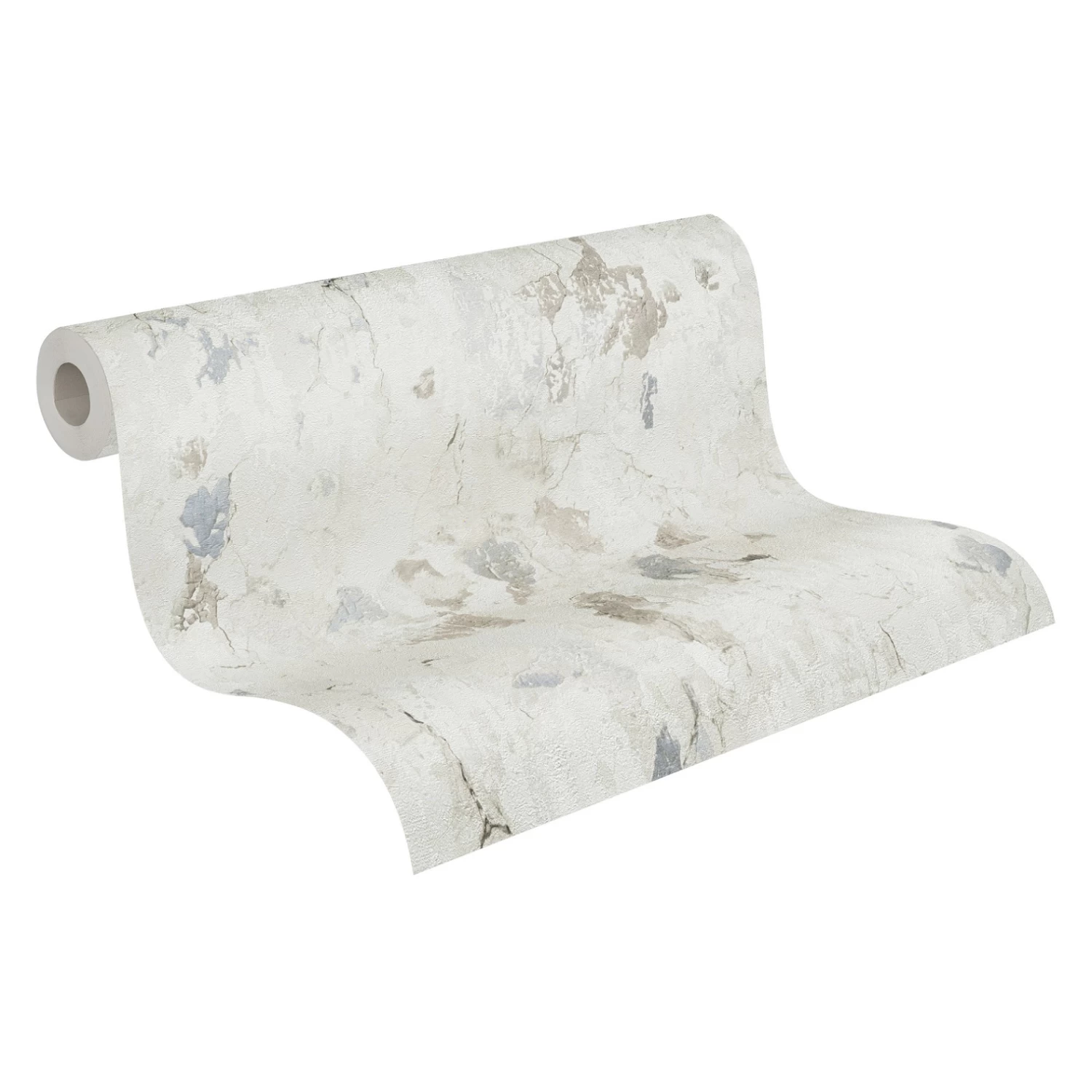 Tapete Vlies Stein-Muster Weiß Grau Braun 37954-4 2 Tapete Vlies Stein-Muster Weiß Grau Braun 37954-4 – Bild 2