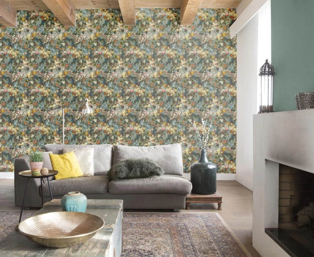 Tapete Vlies Uni Blaugrün Rasch Passepartout 606348 3 Tapete Vlies Uni Blaugrün Rasch Passepartout 606348 – Bild 3