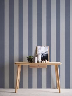 A.S. Creation Tapete Vlies Dunkelgrau Streifen 37554-5 | 375545