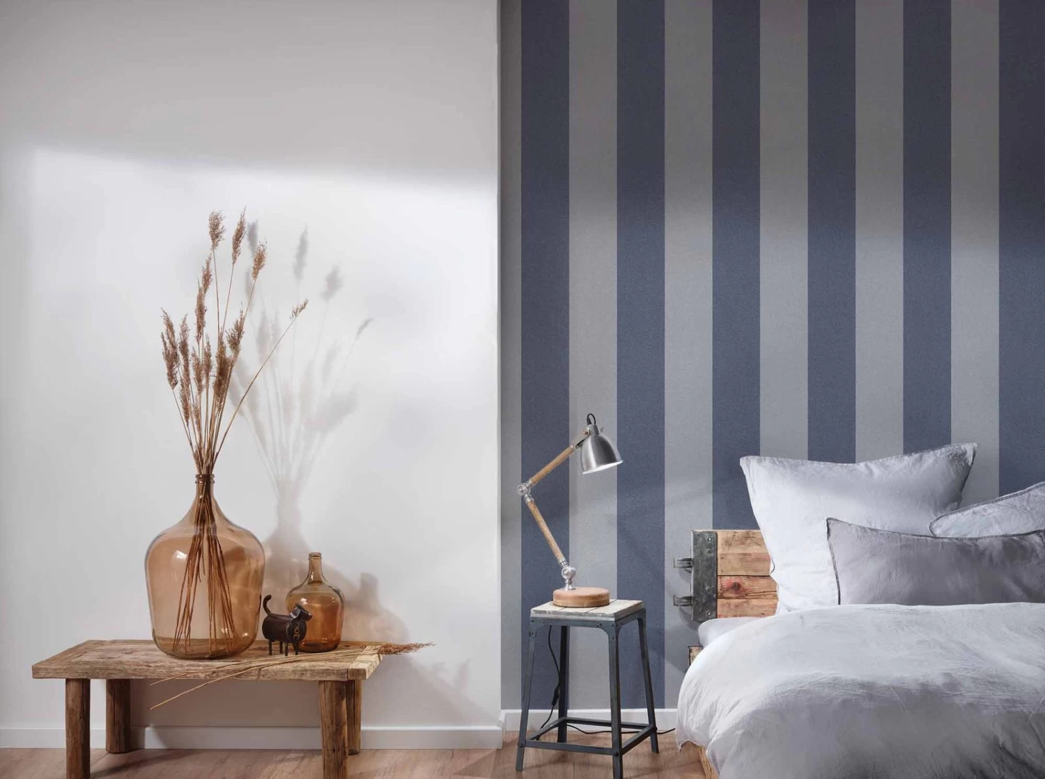 A.S. Creation Tapete Vlies Dunkelgrau Streifen 37554-5 | 375545 4 A.S. Creation Tapete Vlies Dunkelgrau Streifen 37554-5 | 375545 – Bild 4