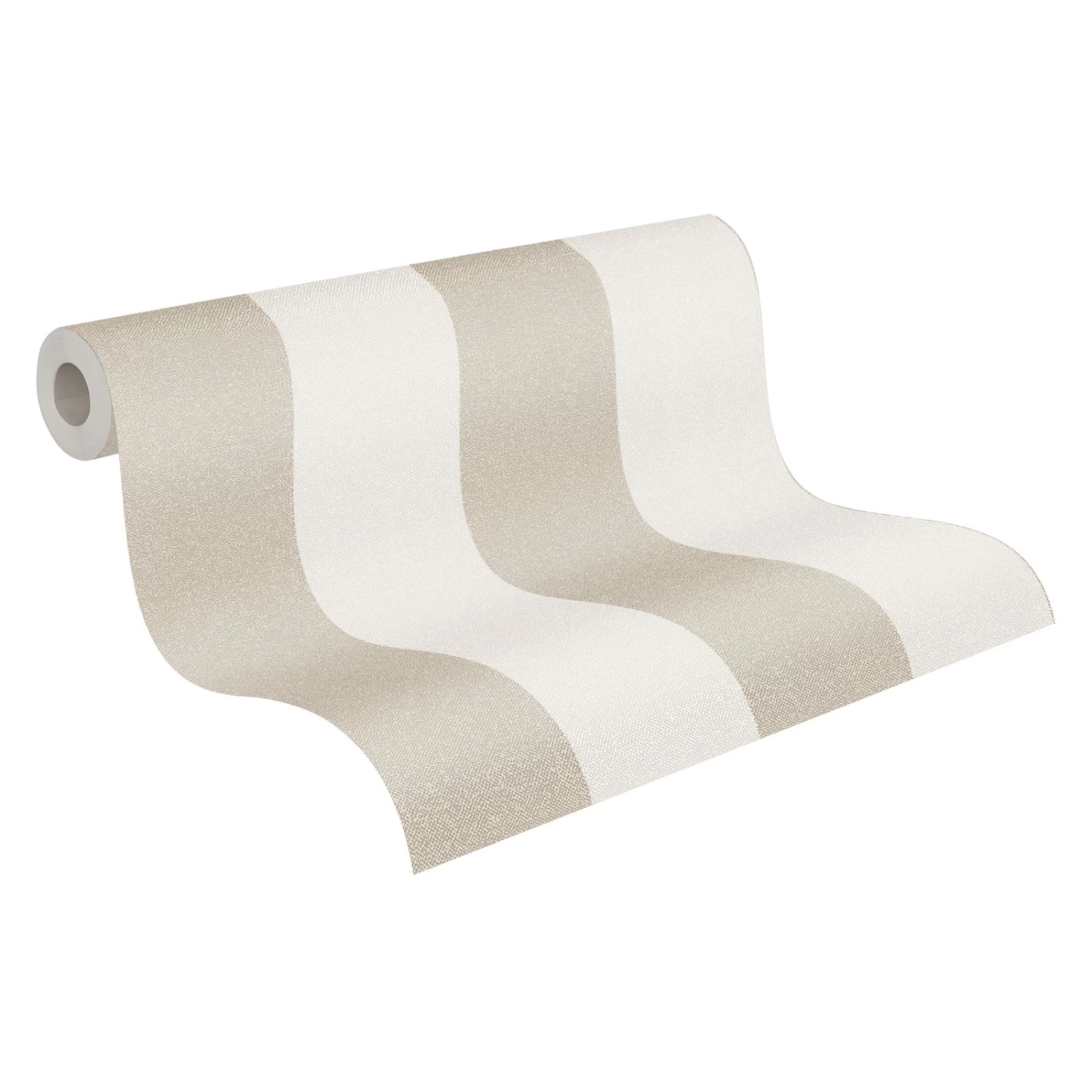 A.S. Creation Tapete Vlies Weiß Beige Streifen 37554-3 | 375543 1 A.S. Creation Tapete Vlies Weiß Beige Streifen 37554-3 | 375543