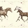 A.S. Creation Tapeten Borte Kinder Pferde Ponys Creme Braun 35838-2