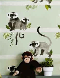 Tapete Trixi Grüntöne