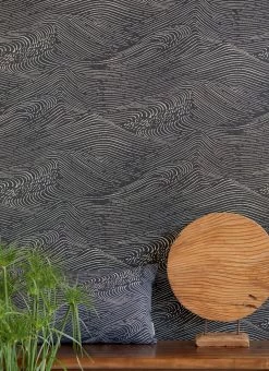 Tapete Ulevan Schwarzgrau -Berühmt Tapeten Geschäft Ulevan A 821801 2880x1440