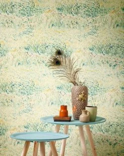 Tapete VanGogh Meadow Minttürkis 7 Tapete VanGogh Meadow Minttürkis -Berühmt Tapeten Geschäft VanGogh Meadow B 450451 2880x1440