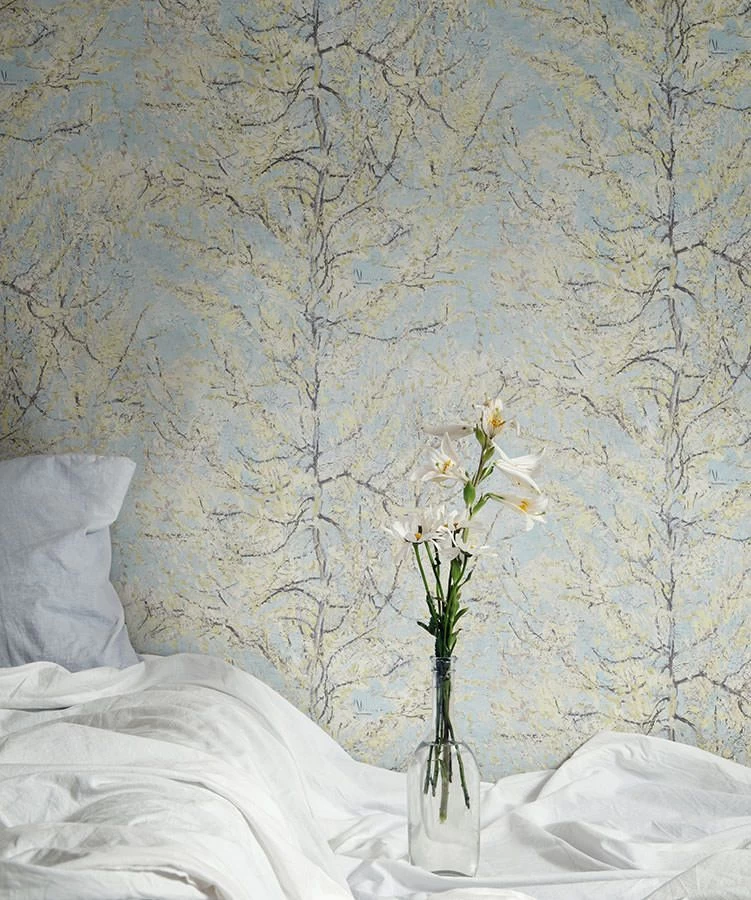 Tapete VanGogh Tree Pastelltürkis 4 Tapete VanGogh Tree Pastelltürkis – Bild 4