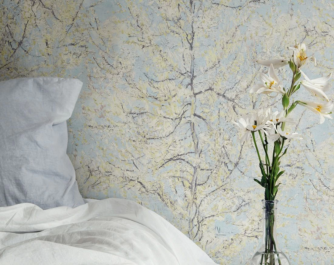 Tapete VanGogh Tree Pastelltürkis 1 Tapete VanGogh Tree Pastelltürkis