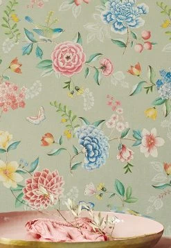 Tapete Vanity Pastellgrün