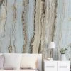 Wandbild Vertical Marble Türkisblau