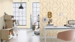Vlies Tapete Barock Beigegold Creme Rasch 525427 -Berühmt Tapeten Geschäft Vlies Tapete Barock beigegold creme Rasch 525427 2