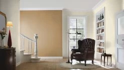 Vliestapete 537703 Rasch Gold Längsstruktur -Berühmt Tapeten Geschäft Vliestapete 537703 Rasch Uni Linien Gold 63214367 3