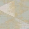 A.S. Creation Tapete Vlies Blau Gold Dreieck Vintage 383531 AS Geo Effect